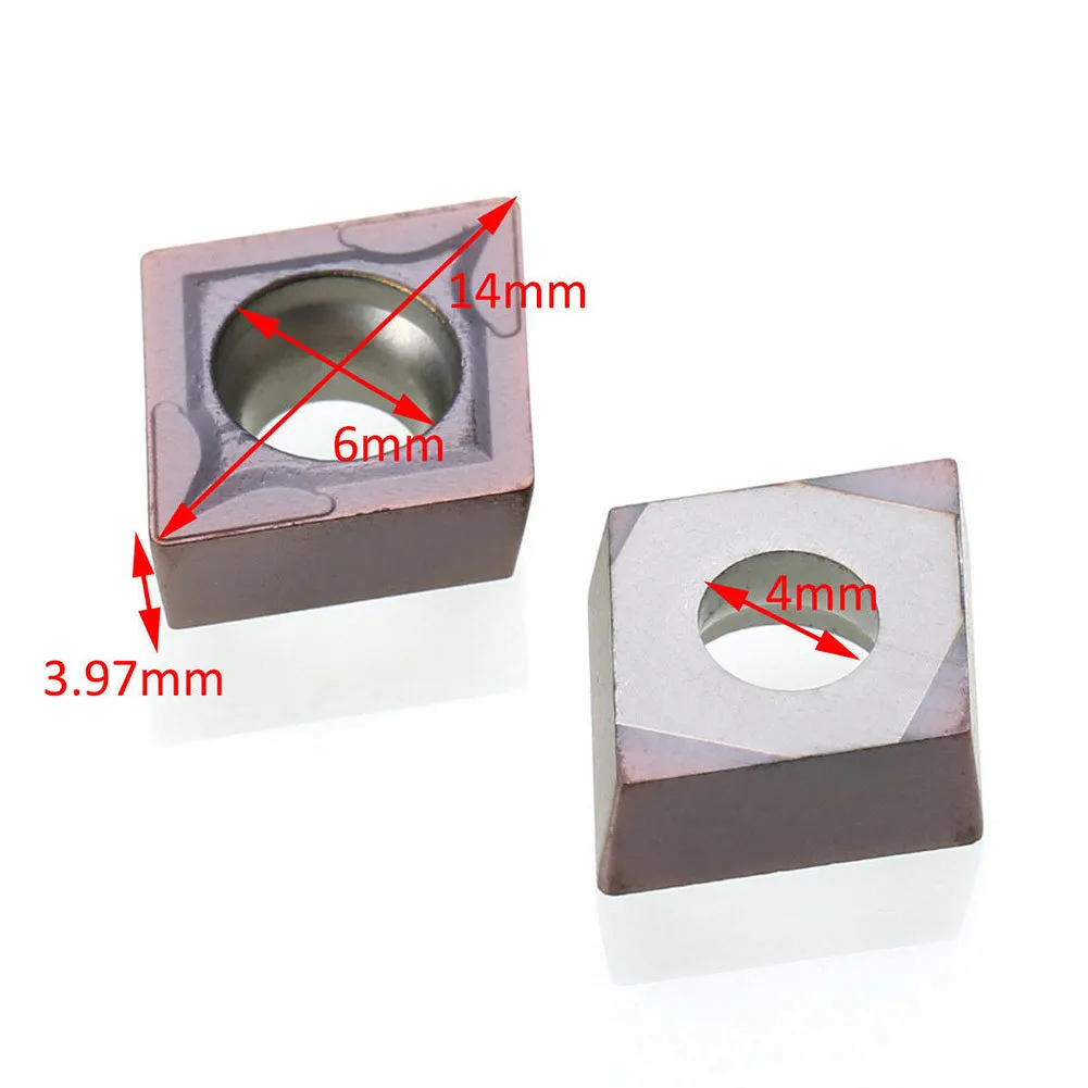 10pcs CCMT09T304 VP15TF Blade Carbide Inserts Blades Kit Indexable Inserts Lathe Turning Tools For Semi-finishing
10pcs CCMT09T304 VP15TF Blade Carbide Inserts Blades Kit Indexable Inserts Lathe Turning Tools For Semi-finishing