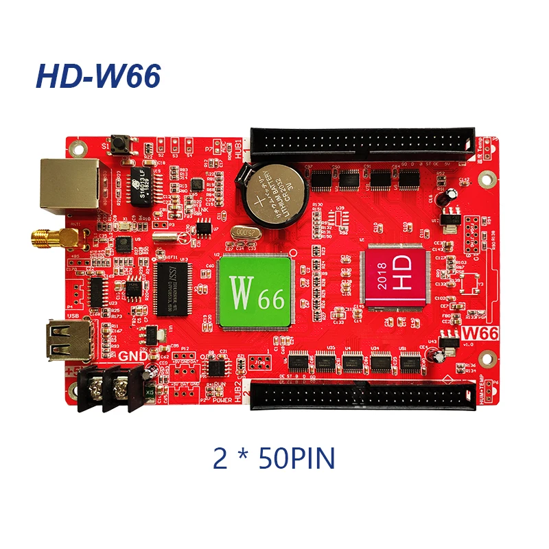 W66 HD Wi-Fi Control Card control system Indoor and outdoor single color card double color LED display module P10 advertising
W66 HD Wi-Fi Control Card control system Indoor and outdoor single color card double color LED display module P10 advertising
