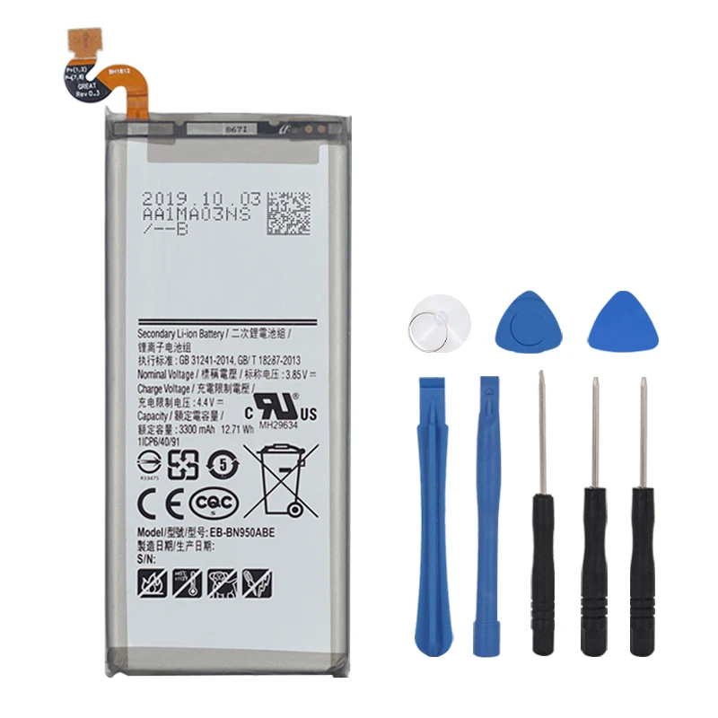 OHD оригинальный аккумулятор высокой емкости EB BN950ABE для Samsung Galaxy Note 8 N950 N950F N950U N950N