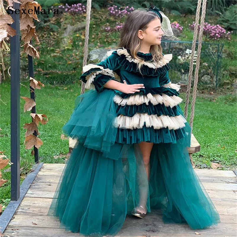 Green Tulle Girls Dresses For Wedding Lace Long Girl Dress Party Christmas Dress Children Princess Costume For Kids
Green Tulle Girls Dresses For Wedding Lace Long Girl Dress Party Christmas Dress Children Princess Costume For Kids