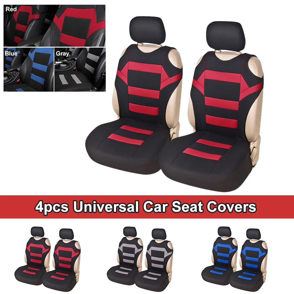 New 4pcs Universal Car Seat Covers-Front Seat Covers Mesh Sponge Interior Accessories T Shirt Design-for Car / Truck / Van
New 4pcs Universal Car Seat Covers-Front Seat Covers Mesh Sponge Interior Accessories T Shirt Design-for Car / Truck / Van