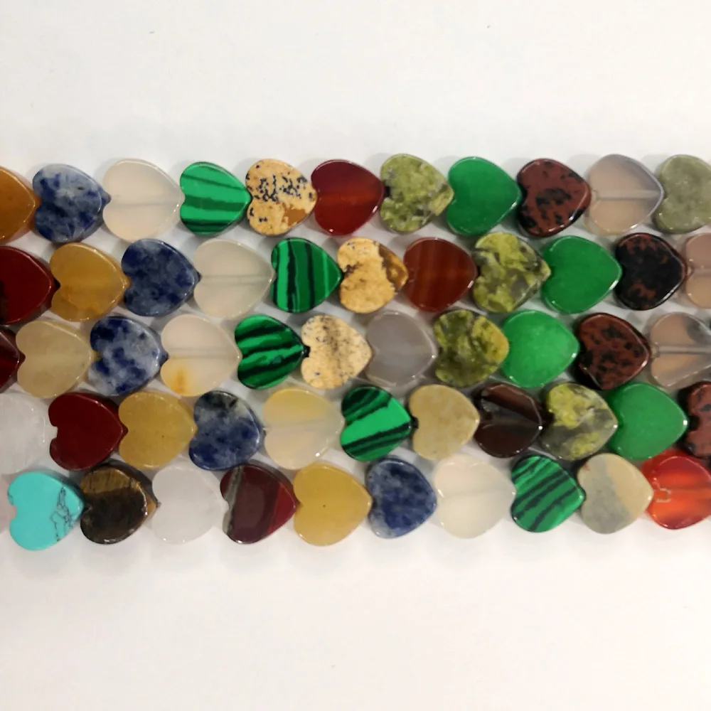 Fashion charm natural stone Heart mixed beads for jewelry making 10MM 72pcs/lot Necklace Earring accessories wholesale
Fashion charm natural stone Heart mixed beads for jewelry making 10MM 72pcs/lot Necklace Earring accessories wholesale