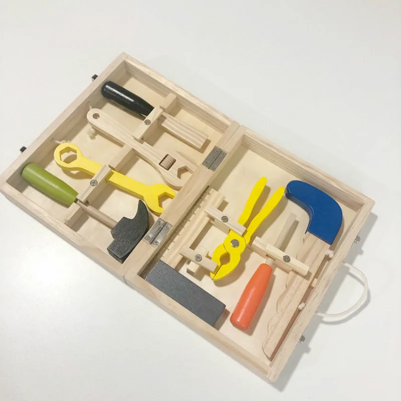 Children's Wooden Portable Multifunctional Simulation Toolbox Repair Kit Combination Puzzle Baby Play House Disassembly Toy
Children's Wooden Portable Multifunctional Simulation Toolbox Repair Kit Combination Puzzle Baby Play House Disassembly Toy