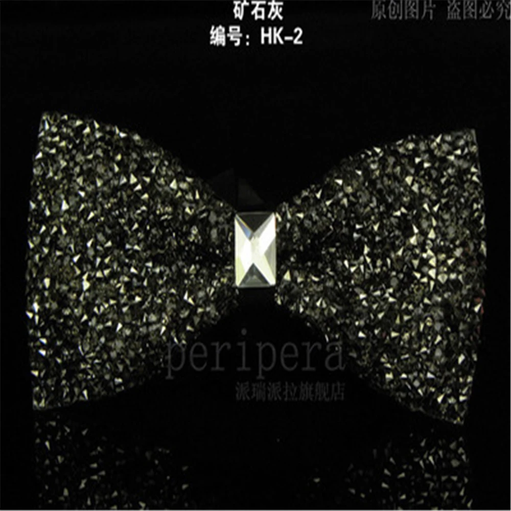 High-end luxury rhinestone bow tie, men's Bow Dress Korea edition sharp star Diamond Bow Tie HK
High-end luxury rhinestone bow tie, men's Bow Dress Korea edition sharp star Diamond Bow Tie HK