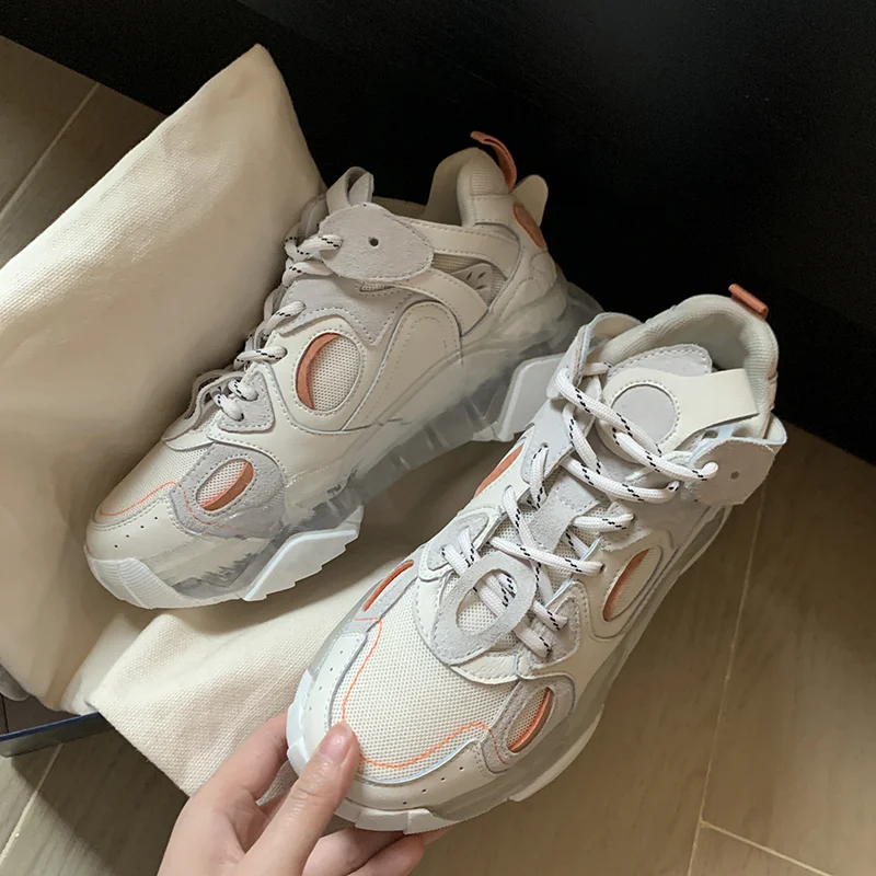Krazing Pot cow leather breathable mesh round toe lace up casual summer shoes flat platform non-slip sport vulcanized shoes L82
Krazing Pot cow leather breathable mesh round toe lace up casual summer shoes flat platform non-slip sport vulcanized shoes L82