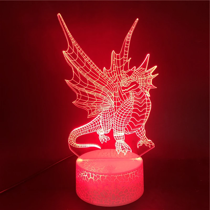 3d LED Night Light App Control Western Dragon Touch Sensor Kids Birthday Holiday Gifts 7 Colors Table Lamp Bedroom Decoration
3d LED Night Light App Control Western Dragon Touch Sensor Kids Birthday Holiday Gifts 7 Colors Table Lamp Bedroom Decoration