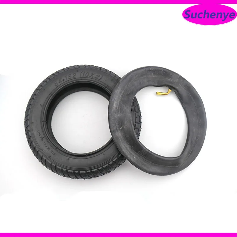 

10 inch 10x2 (54-152) Rubber Tire Inner Tube Outer Tyre 10*2(54-152) Tire for Electric Scooter Bike Refit Motorcycle Parts
