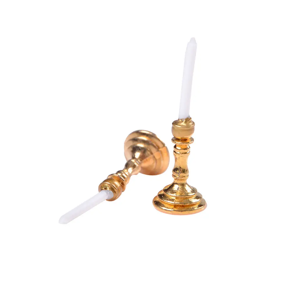 1 Pair of 1:12 Dollhouse Miniature Candlesticks White Candles Doll Accessories Wholesale
1 Pair of 1:12 Dollhouse Miniature Candlesticks White Candles Doll Accessories Wholesale