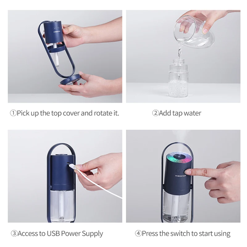 200ml Magic Shadow Wireless Humidifier Ultrasonic USB Air Humidifiers Car Mist Maker with Battery Mini Office Air Purifier
200ml Magic Shadow Wireless Humidifier Ultrasonic USB Air Humidifiers Car Mist Maker with Battery Mini Office Air Purifier