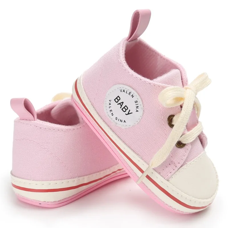 Newborn Baby Shoes 2018 Infant first walkers Tollder Canvas Shoes Lace-up Baby Girls Sneaker Prewalker 0-18M
Newborn Baby Shoes 2018 Infant first walkers Tollder Canvas Shoes Lace-up Baby Girls Sneaker Prewalker 0-18M