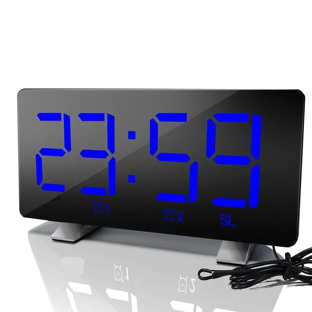 Led Radio Alarm Clock Creative Snooze Electronic Clock Desk Clock Bedroom Office Usb Charging Alarm Clock
Led Radio Alarm Clock Creative Snooze Electronic Clock Desk Clock Bedroom Office Usb Charging Alarm Clock