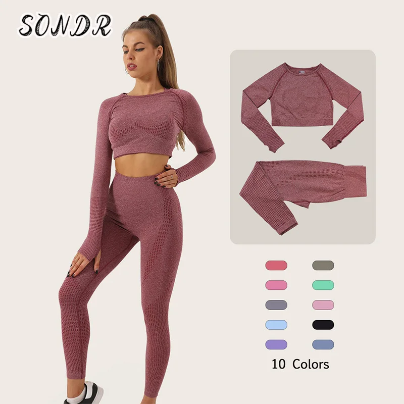 Женская спортивная одежда SONDR, комплект для йоги, одежда для тренировок, спортивная одежда, спортивные леггинсы, бесшовный фитнес-бюстгальт...
Женская спортивная одежда SONDR, комплект для йоги, одежда для тренировок, спортивная одежда, спортивные леггинсы, бесшовный фитнес-бюстгальт...