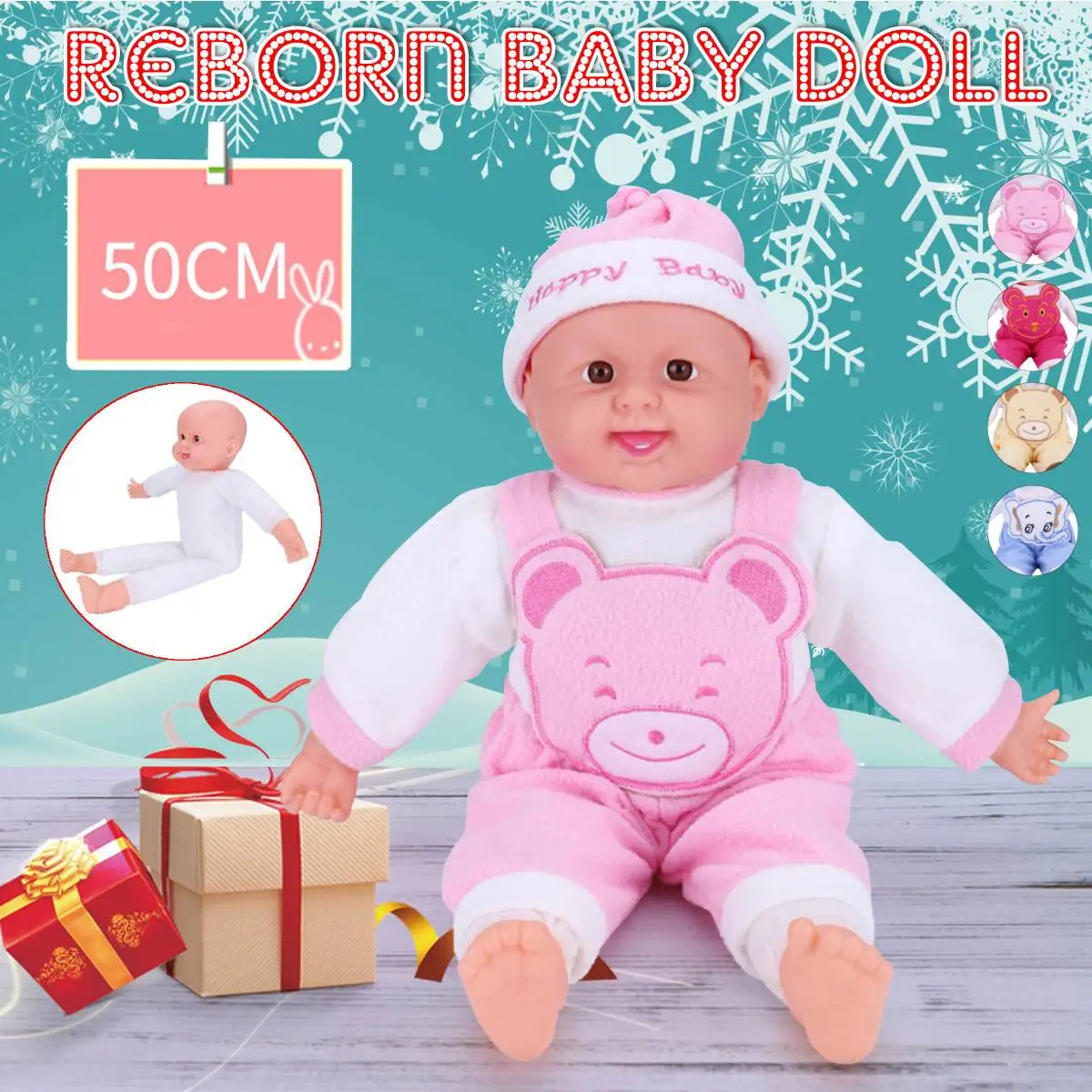 Кукла reborns Реалистичная для новорожденных, развивающая игрушка, мягкая силиконовая Водонепроницаемая кукла, подарок для детей, 20 дюймов, 50 с...
Кукла reborns Реалистичная для новорожденных, развивающая игрушка, мягкая силиконовая Водонепроницаемая кукла, подарок для детей, 20 дюймов, 50 с...