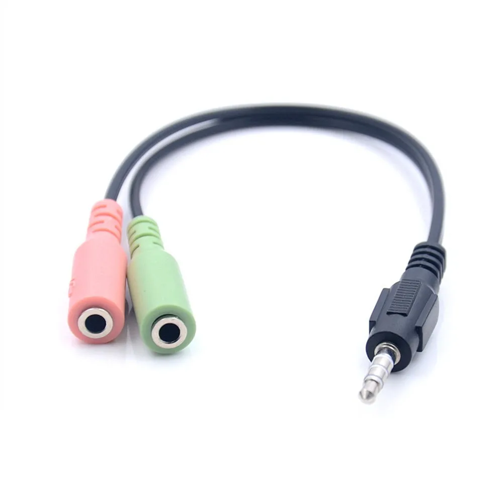 One-to-two Microphone Audio Cable Headphone Adapter Male TRRS To Dual 3.5mm Female Y Splitter Cable For Headphone Speakers
One-to-two Microphone Audio Cable Headphone Adapter Male TRRS To Dual 3.5mm Female Y Splitter Cable For Headphone Speakers