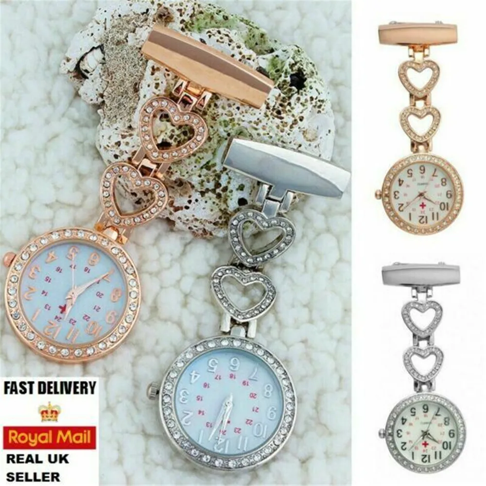 Stylish Crystal Nurse Watch Brooch Tunic Watch Doctor Medical Best Gift Jewelry Accessories Valentine's Day Love Pocket Watch
Stylish Crystal Nurse Watch Brooch Tunic Watch Doctor Medical Best Gift Jewelry Accessories Valentine's Day Love Pocket Watch