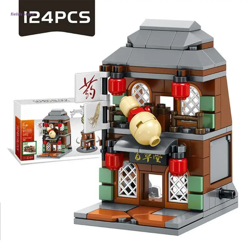 Chinese Style Mu 3d Puzzle Chinatown Street View Architecture, Building Blocks Technic Diy Toy Assemble Jigsaw Toys Gift
Chinese Style Mu 3d Puzzle Chinatown Street View Architecture, Building Blocks Technic Diy Toy Assemble Jigsaw Toys Gift