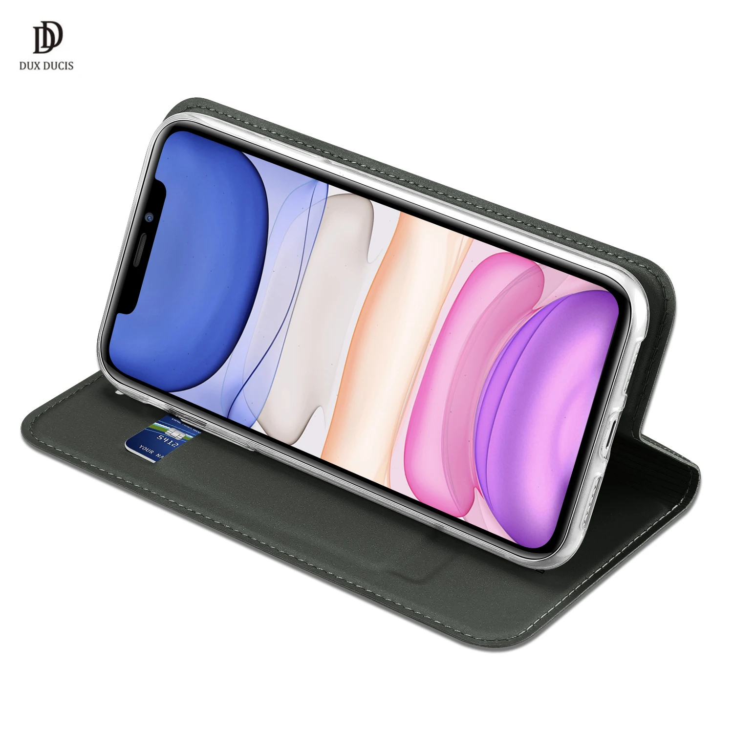 For iPhone 11 IOS 11 DUX DUCIS Skin Pro Series Leather Wallet Flip Case Full Protection Steady Stand Support Wireless Charging
For iPhone 11 IOS 11 DUX DUCIS Skin Pro Series Leather Wallet Flip Case Full Protection Steady Stand Support Wireless Charging
