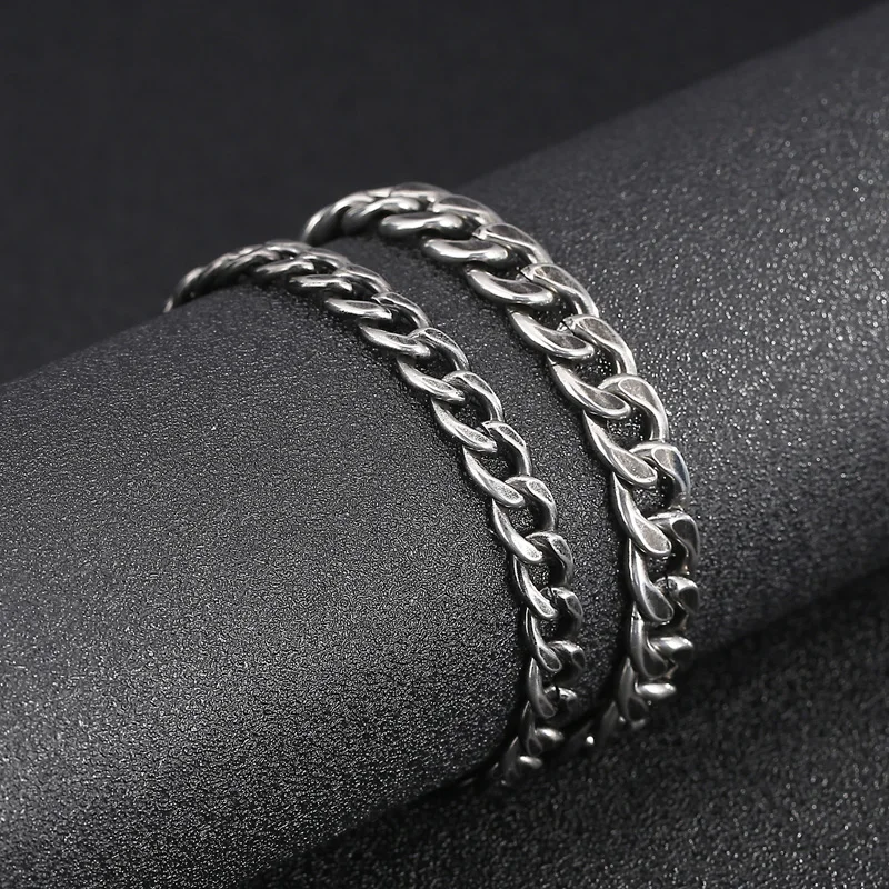 HAOYI 8/10mm Stainless Steel Hip hop Cuban bracelet Black Color
HAOYI 8/10mm Stainless Steel Hip hop Cuban bracelet Black Color