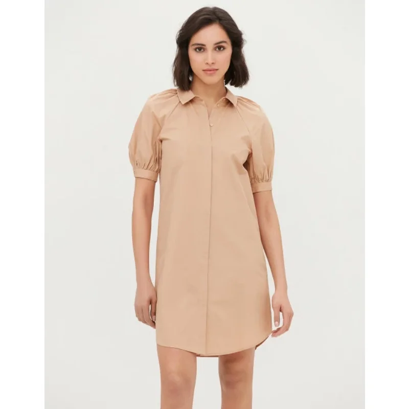 Women Office Lady Lantern Sleeve Straight Dress Trun Down Collar Khaki Color Elegant Casul Prom Dress 2021 Autumn Fashion Dress
Women Office Lady Lantern Sleeve Straight Dress Trun Down Collar Khaki Color Elegant Casul Prom Dress 2021 Autumn Fashion Dress