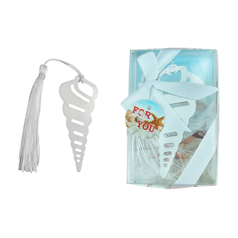 20pcs Stainless Steel Conch Bookmark White Tassels For Wedding Christmas Baby Shower Party Birthday Favor Gift Souvenirs
20pcs Stainless Steel Conch Bookmark White Tassels For Wedding Christmas Baby Shower Party Birthday Favor Gift Souvenirs