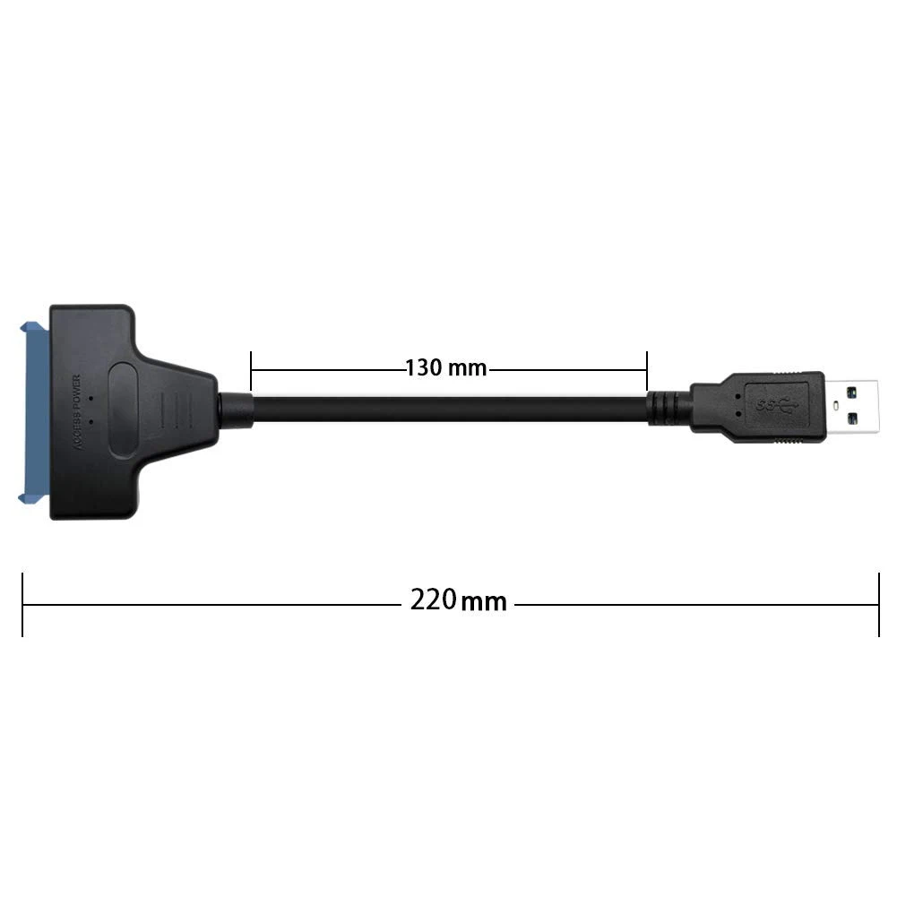 USB 3.0 to 2.5/3.5Inch IDE SATA Hard Drive Adapter HDD Transfer Converter Cable DJA99 
USB 3.0 to 2.5/3.5Inch IDE SATA Hard Drive Adapter HDD Transfer Converter Cable DJA99