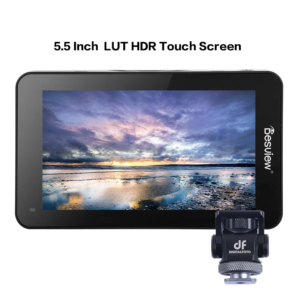 Монитор Besview R6, 5,5 дюйма, 2800 нит, 4K, HDMI, совместим с FHD 1920x1080, 3D, LUT, сенсорный экран для камеры, полевой монитор для цифровой зеркальной камеры
Монитор Besview R6, 5,5 дюйма, 2800 нит, 4K, HDMI, совместим с FHD 1920x1080, 3D, LUT, сенсорный экран для камеры, полевой монитор для цифровой зеркальной камеры