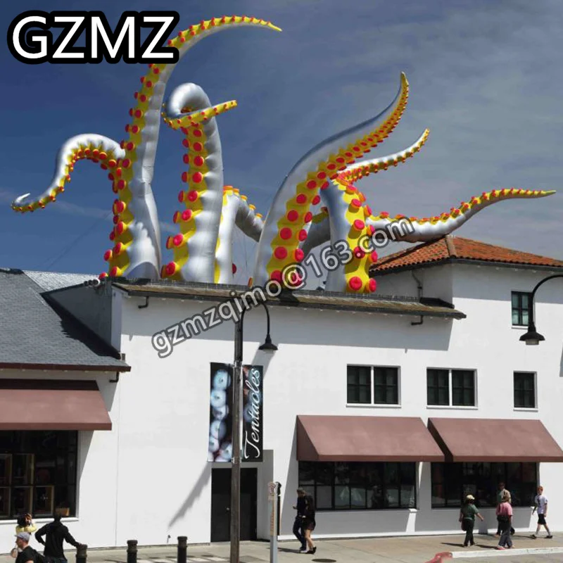 Серебристые профессиональные надувные элементы для украшения строительства, надувные дужки в виде Медузы-осьминога
Серебристые профессиональные надувные элементы для украшения строительства, надувные дужки в виде Медузы-осьминога