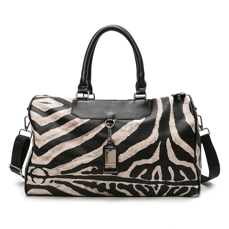 Vintage Style Zebra Pattern Travel Bag Women PU Leather Duffle Bag Women Tote Gym Bag Sport Fitness Yoga Bag Weekend Bag Big Bag
Vintage Style Zebra Pattern Travel Bag Women PU Leather Duffle Bag Women Tote Gym Bag Sport Fitness Yoga Bag Weekend Bag Big Bag