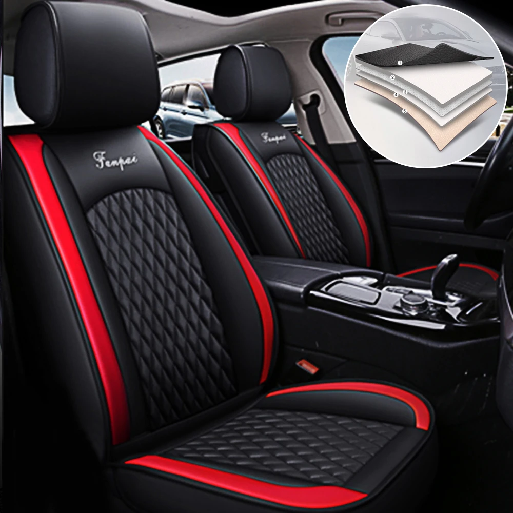 Universal Leather Car Seat Cover For 97% Sedan Hatchback SUV Pickup Models 4 season Auto Chair Protector Interior Accessories
Universal Leather Car Seat Cover For 97% Sedan Hatchback SUV Pickup Models 4 season Auto Chair Protector Interior Accessories