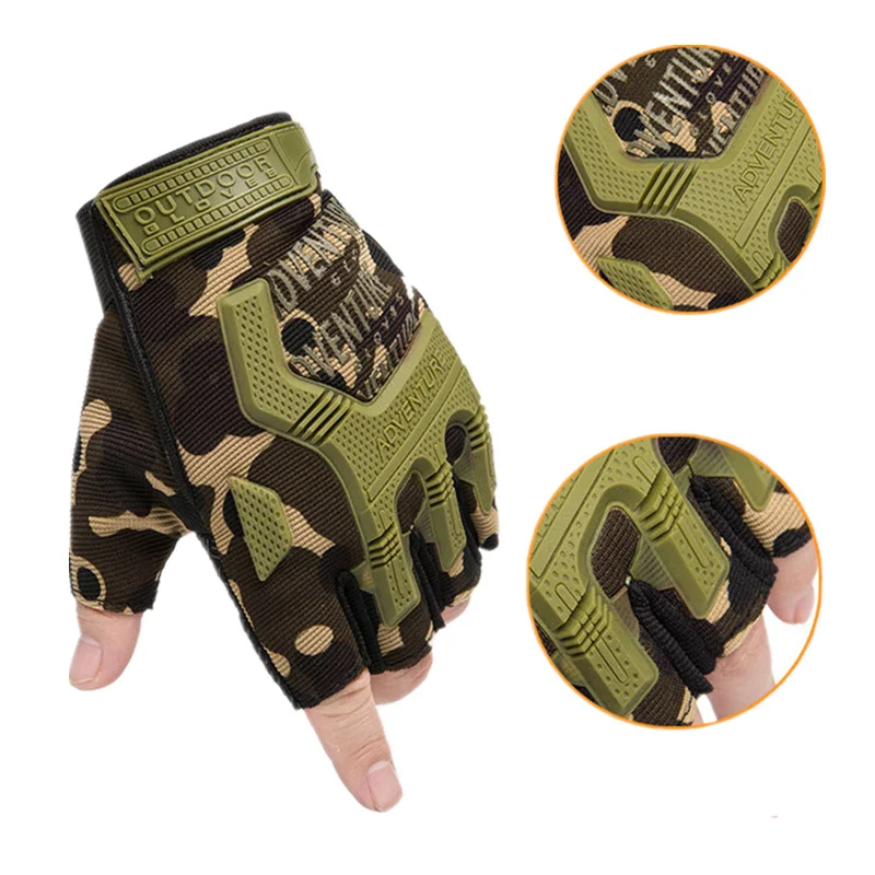 Army Combat Fingless Tactical Gloves Men Half Finger Camouflage Paintball Military Gloves SWAT Soldier Shoot Bicycle Mittens
Army Combat Fingless Tactical Gloves Men Half Finger Camouflage Paintball Military Gloves SWAT Soldier Shoot Bicycle Mittens