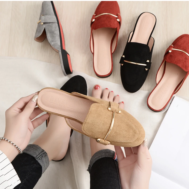 Сезон осень-зима; простые удобные домашние туфли без задника на плоской подошве с острым носком; женские сандалии для отдыха; уличная женска...
Сезон осень-зима; простые удобные домашние туфли без задника на плоской подошве с острым носком; женские сандалии для отдыха; уличная женска...