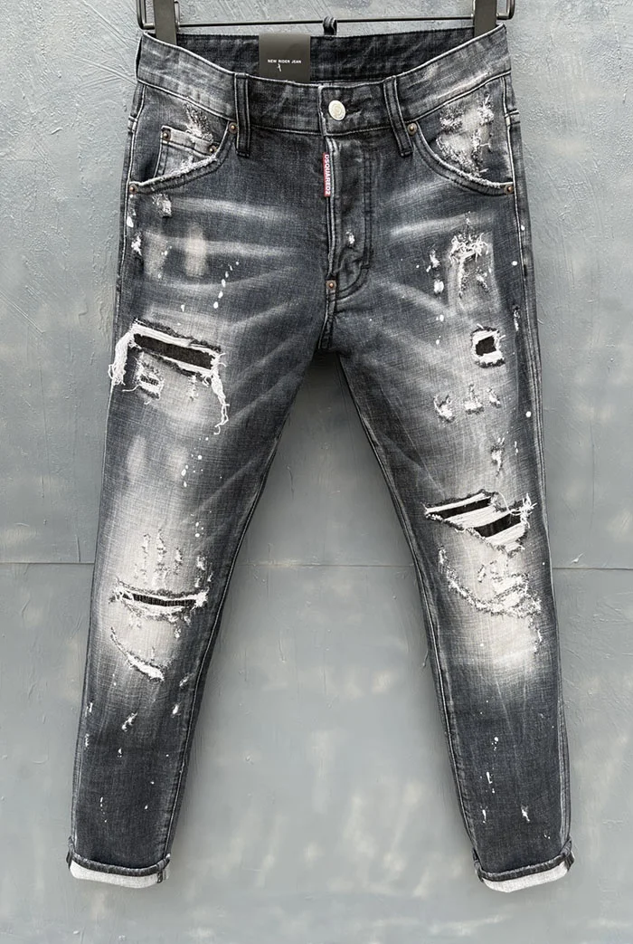 Moto & Biker jeans dsq brand Italy mens jeans pants Men Slim Stretch jeans denim trousers black hole Pants jeans for men 012
Moto & Biker jeans dsq brand Italy mens jeans pants Men Slim Stretch jeans denim trousers black hole Pants jeans for men 012