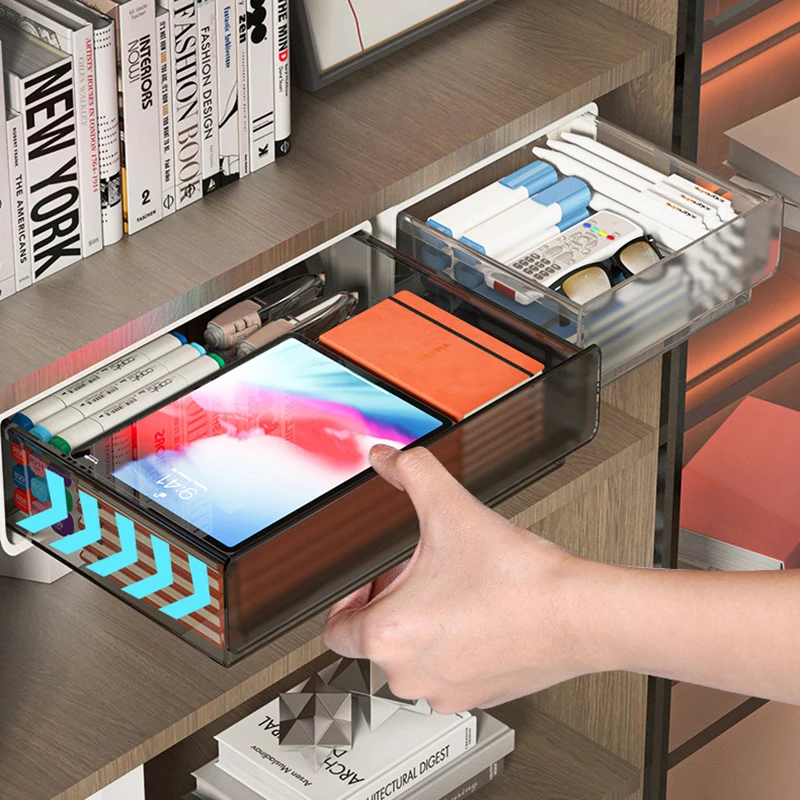 Under Table Drawer Storage Box Large Capacity Office Table Storage Boxes Multi-function Pen Stationery Organizer Home Organizer
Under Table Drawer Storage Box Large Capacity Office Table Storage Boxes Multi-function Pen Stationery Organizer Home Organizer