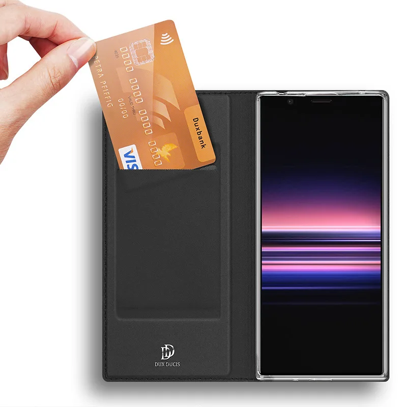 Original Dux Ducis Pu Leather Case For Sony Xperia1 II Coque Luxury Thin Flip Cover Wallet Phone Cases Sony Xperia 1 10 II
Original Dux Ducis Pu Leather Case For Sony Xperia1 II Coque Luxury Thin Flip Cover Wallet Phone Cases Sony Xperia 1 10 II