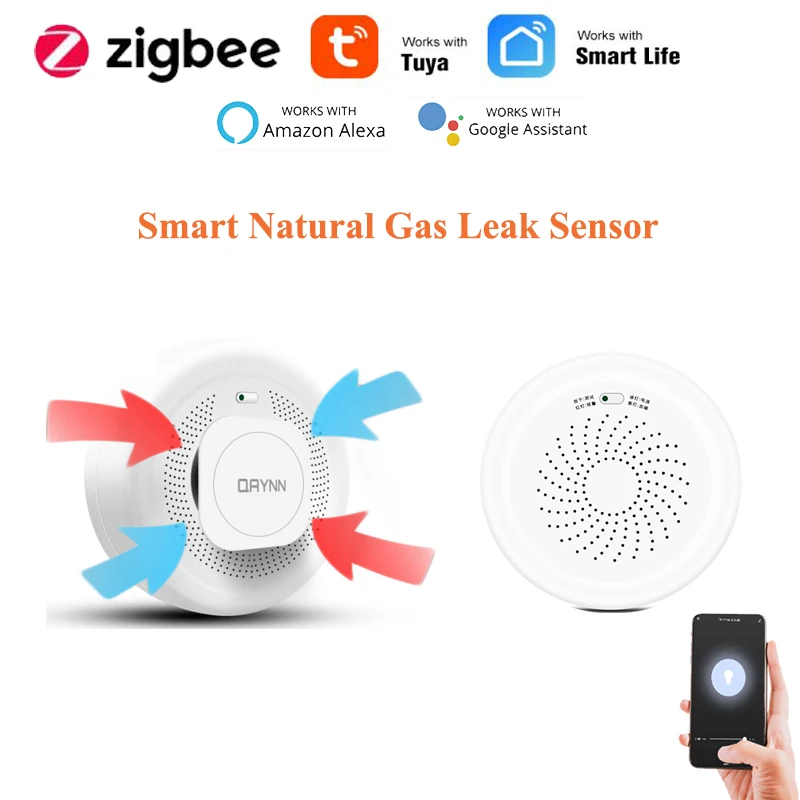 Смарт-датчик утечки природного газа ZigBee, сетевой детектор дыма для Tuya Smart Life APP, совместим с Alexa Google Home
Смарт-датчик утечки природного газа ZigBee, сетевой детектор дыма для Tuya Smart Life APP, совместим с Alexa Google Home