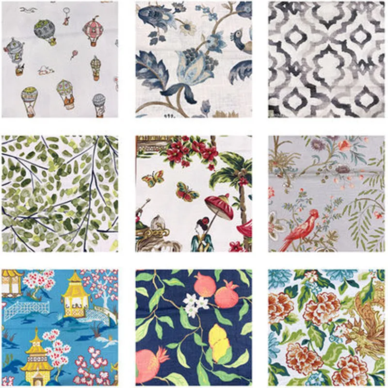 Pastoral Print Thicken Linen Fabric Geometric Pattern Flax Cloth Patchwork Sewing For Curtains Tablecloth Bags DIY Material 0.5m
Pastoral Print Thicken Linen Fabric Geometric Pattern Flax Cloth Patchwork Sewing For Curtains Tablecloth Bags DIY Material 0.5m
