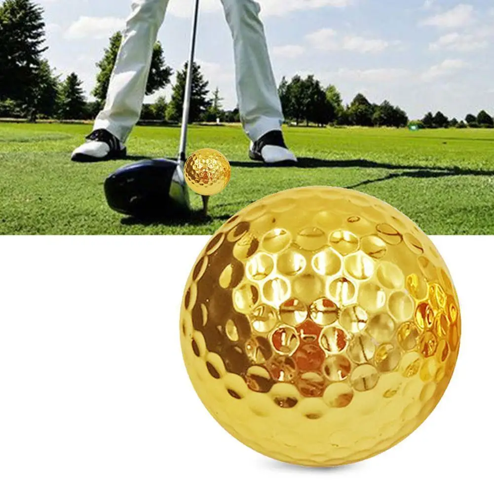 1Pcs Gold Golf Balls For Golfer Indoor Outdoor Swing Practice Friend Gift For Father Training Christmas Putter Balls
1Pcs Gold Golf Balls For Golfer Indoor Outdoor Swing Practice Friend Gift For Father Training Christmas Putter Balls