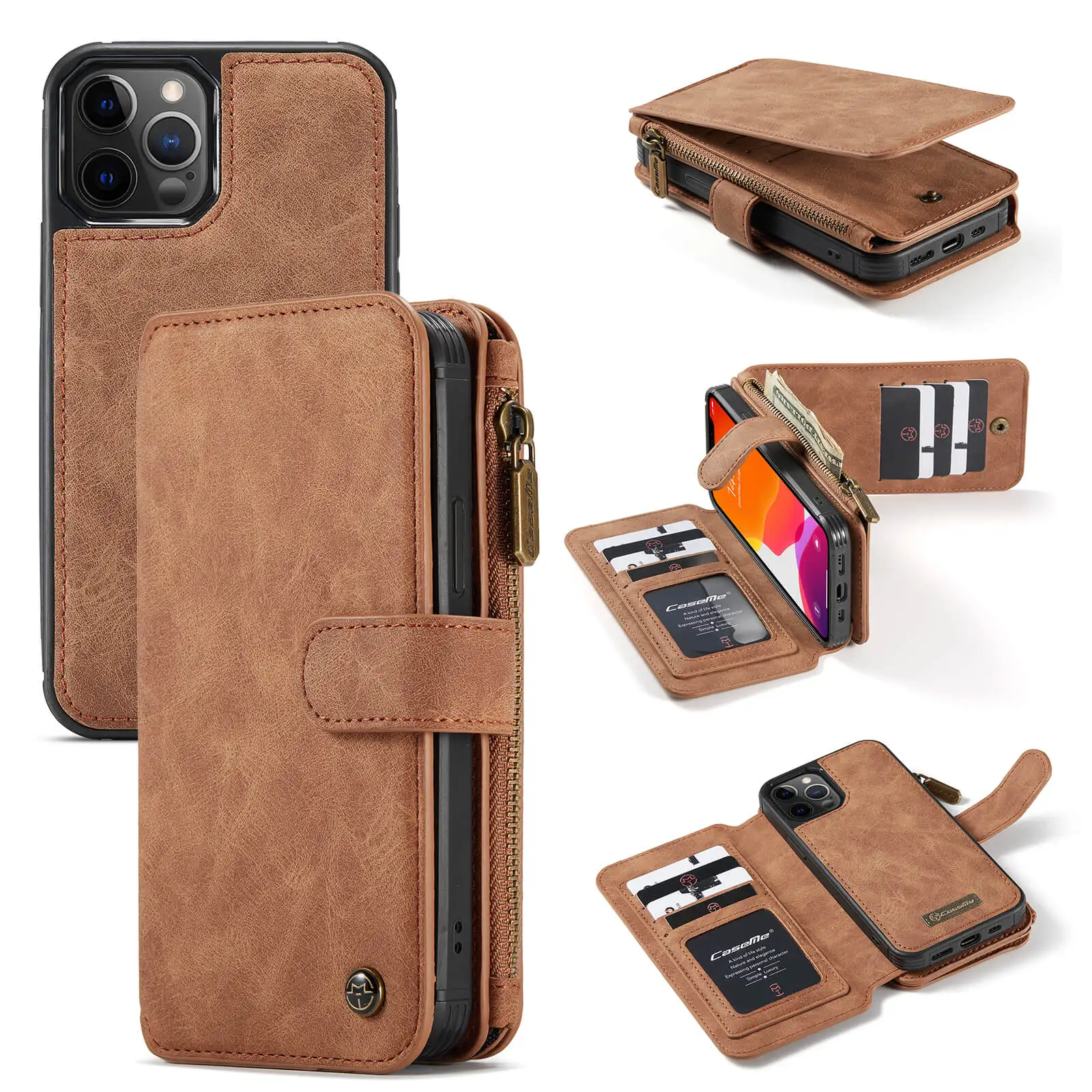 2 in 1 Luxury Leather Phone Case for iPhone 11 12 Pro Xs Max XR Mini 6 7 8 Plus 5 SE 2020 Magnetic Multifunction Card Bag
2 in 1 Luxury Leather Phone Case for iPhone 11 12 Pro Xs Max XR Mini 6 7 8 Plus 5 SE 2020 Magnetic Multifunction Card Bag