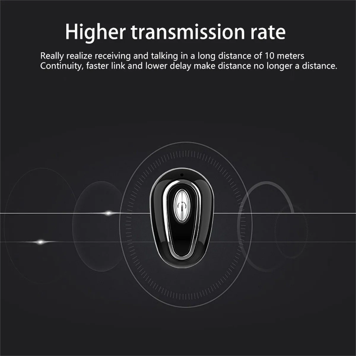 Single Sport Earphone S650X Wireless Handsfree Earphone In Ear Earbuds Headset Bluetooth Noise Cancelling Headphone With Mic#P3
Single Sport Earphone S650X Wireless Handsfree Earphone In Ear Earbuds Headset Bluetooth Noise Cancelling Headphone With Mic#P3