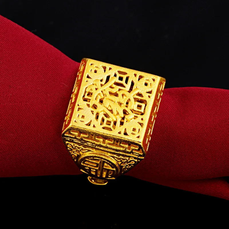 Fashion Metal Square Adjustable Ring for Man Women Exquisite Shiny Cubic Finger Ring Copper 24K Gold Jewelry Gift 2021
Fashion Metal Square Adjustable Ring for Man Women Exquisite Shiny Cubic Finger Ring Copper 24K Gold Jewelry Gift 2021