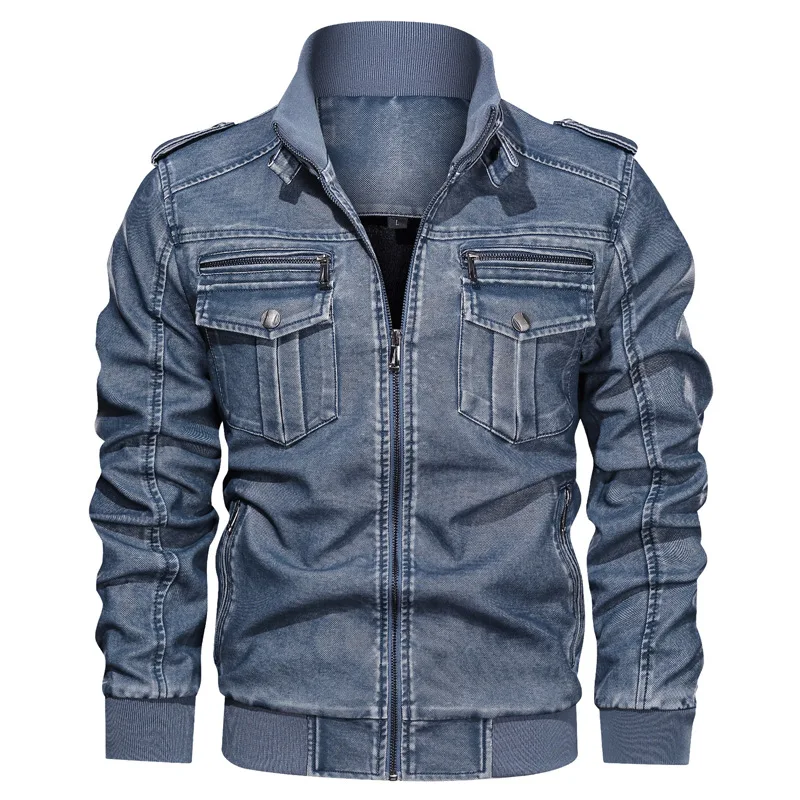 Men Tactical Jacket Bicycle Motorcycle Leather Jacket Military Stand Collar Bomber Male PU Leather Baseball Coats Large Size 6XL
Men Tactical Jacket Bicycle Motorcycle Leather Jacket Military Stand Collar Bomber Male PU Leather Baseball Coats Large Size 6XL