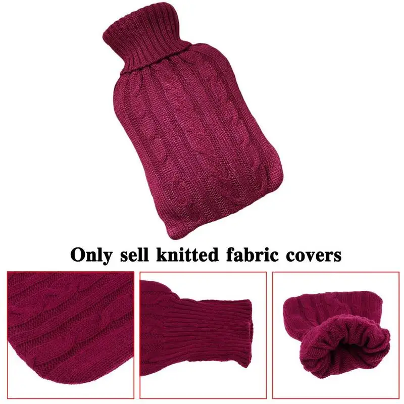 2000Ml Warm Water Fles Gebreide Cover Effen Kleur Water Gevulde Tas Doek Cover Handwarmer Winter Soft Hot water Bag Cover 
2000Ml Warm Water Fles Gebreide Cover Effen Kleur Water Gevulde Tas Doek Cover Handwarmer Winter Soft Hot water Bag Cover