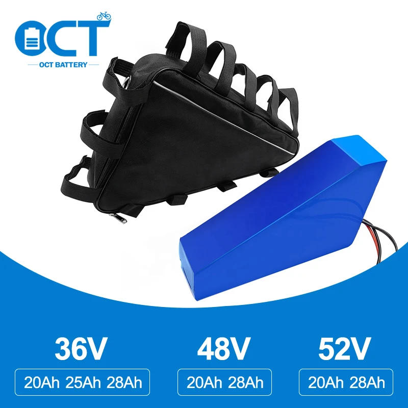 E-bike Battery 48V Triangle 18650 Cell Battery Pack Lithium Ion Scooter Electric Bicycle Battery Big Capacity ebike Battery Case 
E-bike Battery 48V Triangle 18650 Cell Battery Pack Lithium Ion Scooter Electric Bicycle Battery Big Capacity ebike Battery Case