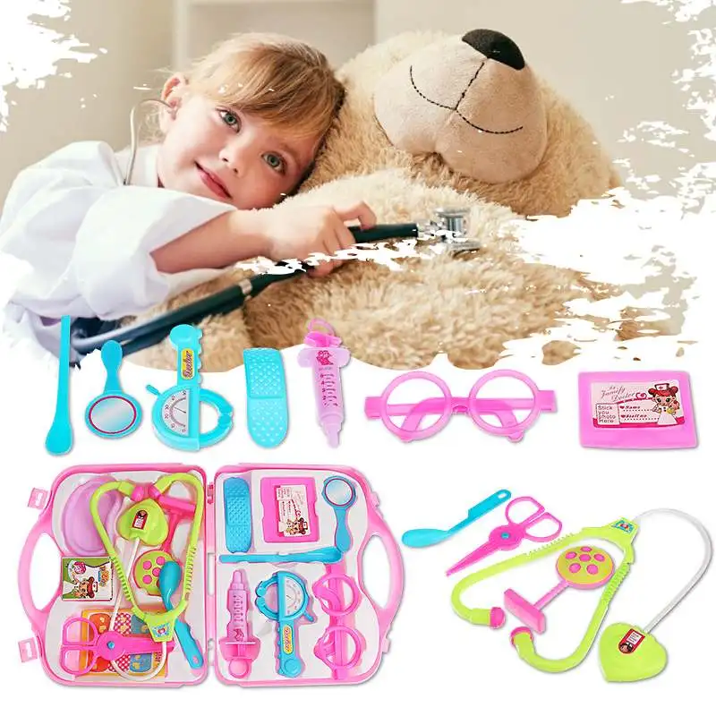 14pcs/set set Children Doctor Nurse Pretend Play Set Portable Suitcase Medical Tool Kids Portable Suitcase Medical Tool
14pcs/set set Children Doctor Nurse Pretend Play Set Portable Suitcase Medical Tool Kids Portable Suitcase Medical Tool