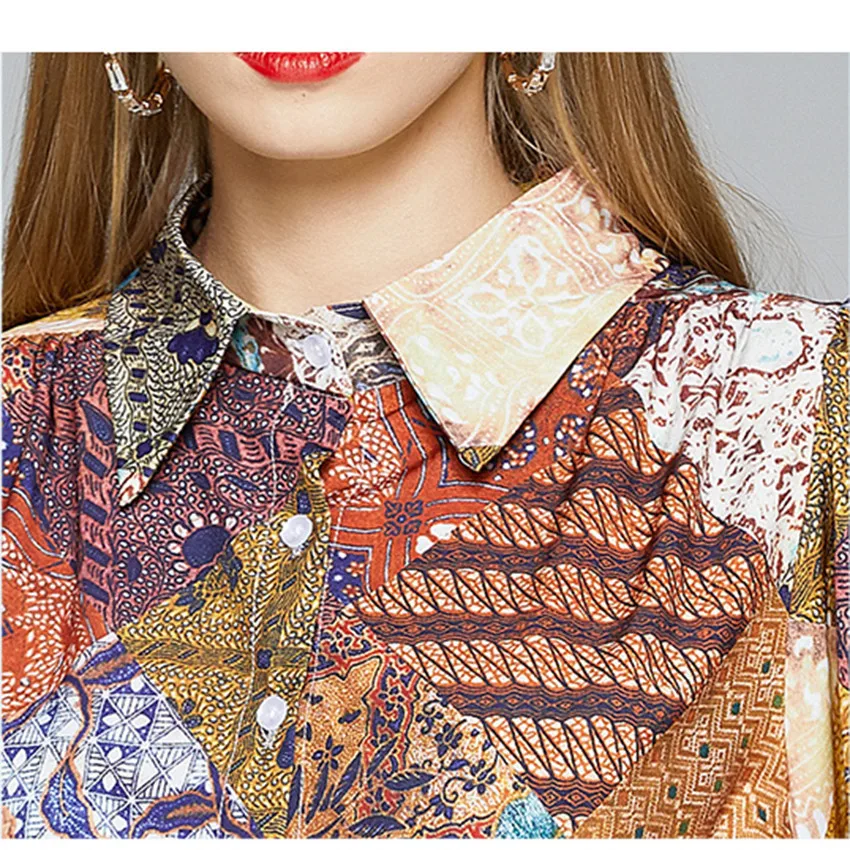 Designer Runway 2 Piece Set Women Long Sleeve Vintage Blouse Shirt + High Waist Shorts Womens Two Piece Set European Fashion
Designer Runway 2 Piece Set Women Long Sleeve Vintage Blouse Shirt + High Waist Shorts Womens Two Piece Set European Fashion