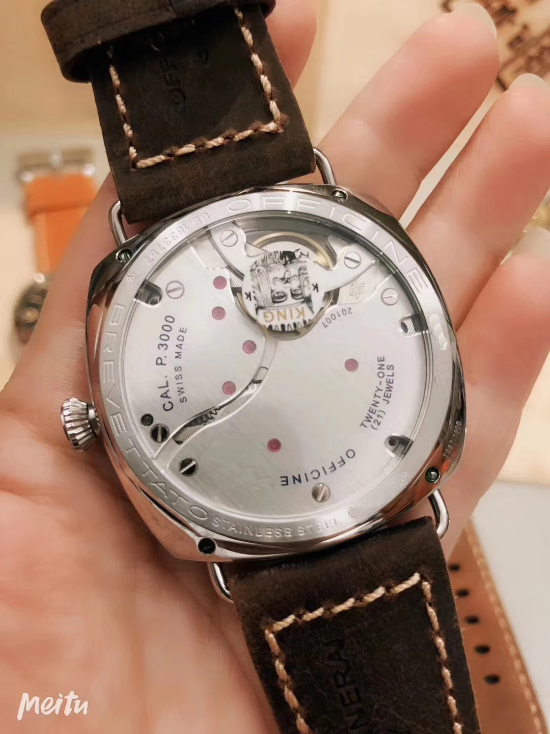 Classic Men Automatic Mechanical Sapphire Stainless Steel Pink Luminous 1950 Sport Watch Cow Leather Limited Glass Back
Classic Men Automatic Mechanical Sapphire Stainless Steel Pink Luminous 1950 Sport Watch Cow Leather Limited Glass Back