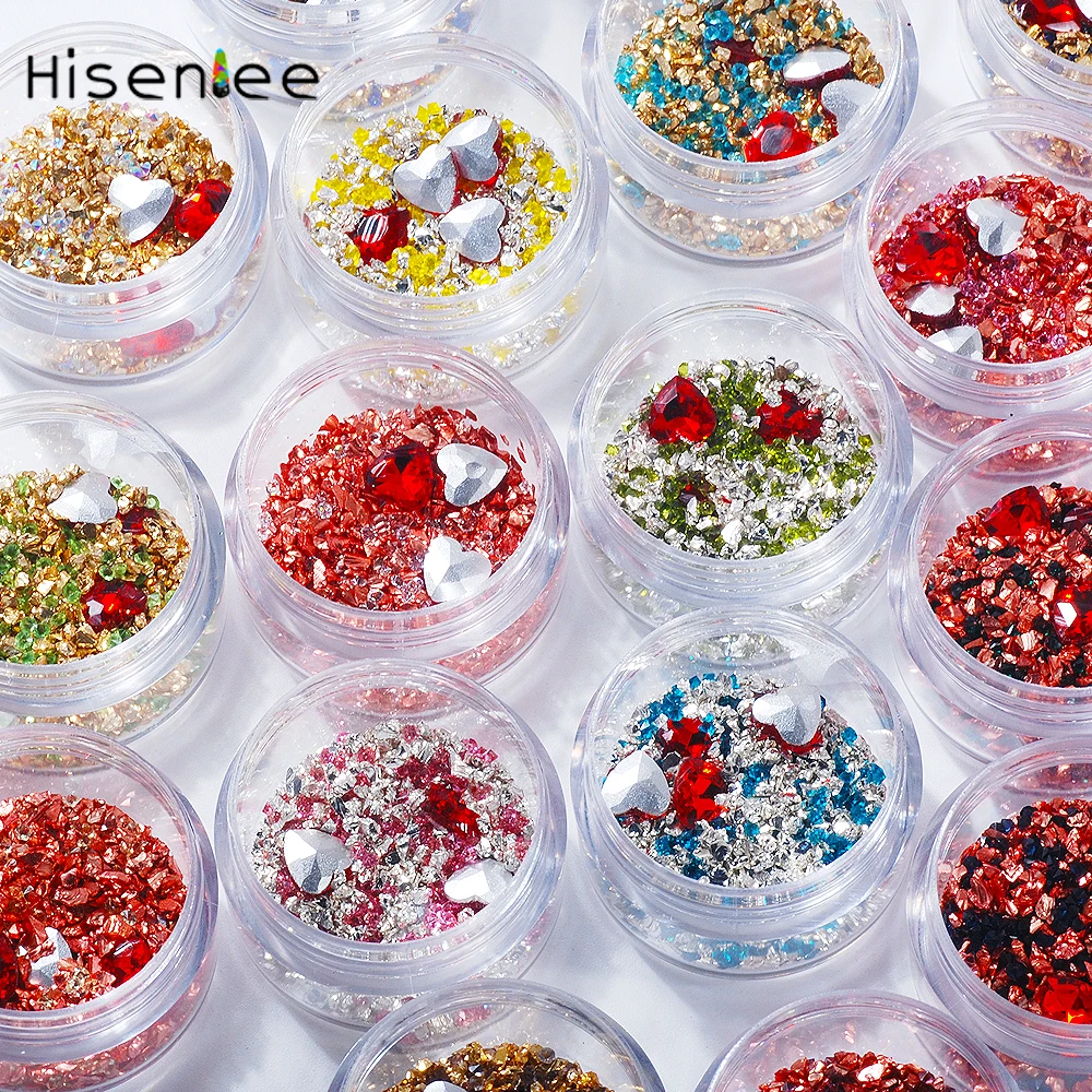 18 Boxes of High Quality Transparent Red Heart-shaped Stone Broken Glass Rhinestones 3D Charm DIY Nail Supplies Decoration
18 Boxes of High Quality Transparent Red Heart-shaped Stone Broken Glass Rhinestones 3D Charm DIY Nail Supplies Decoration