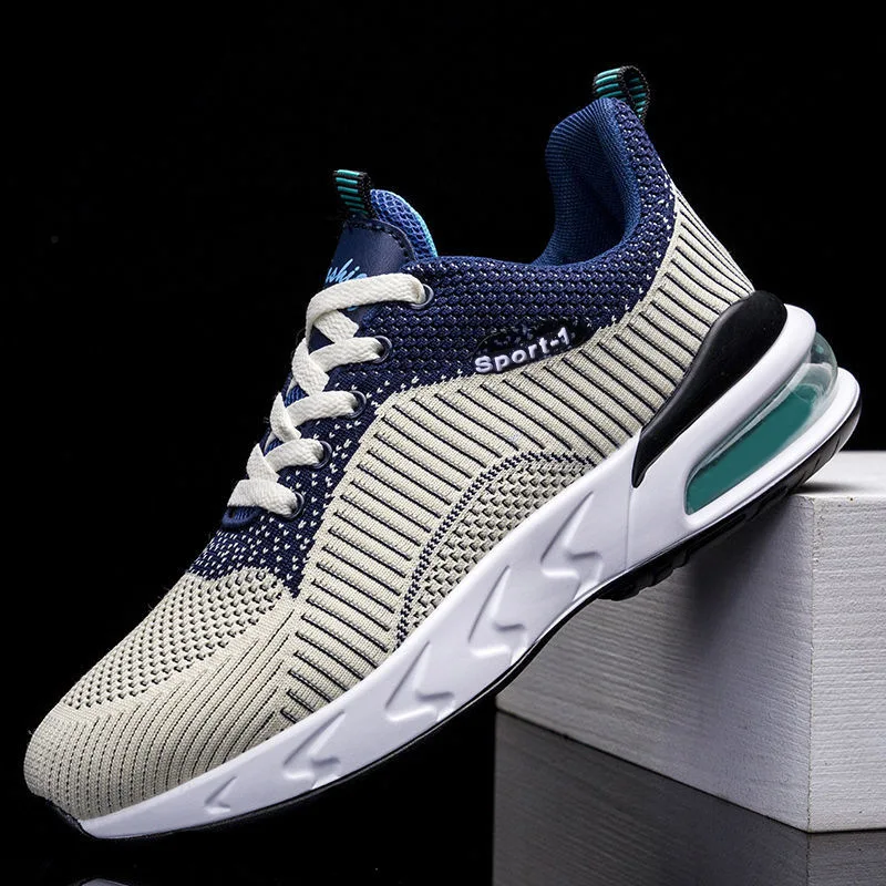 New Men's Sports Single Shoes Fashion Leisure Air Cushion Running Shoes Flying Woven Breathable And Comfortable Student Shoes
New Men's Sports Single Shoes Fashion Leisure Air Cushion Running Shoes Flying Woven Breathable And Comfortable Student Shoes