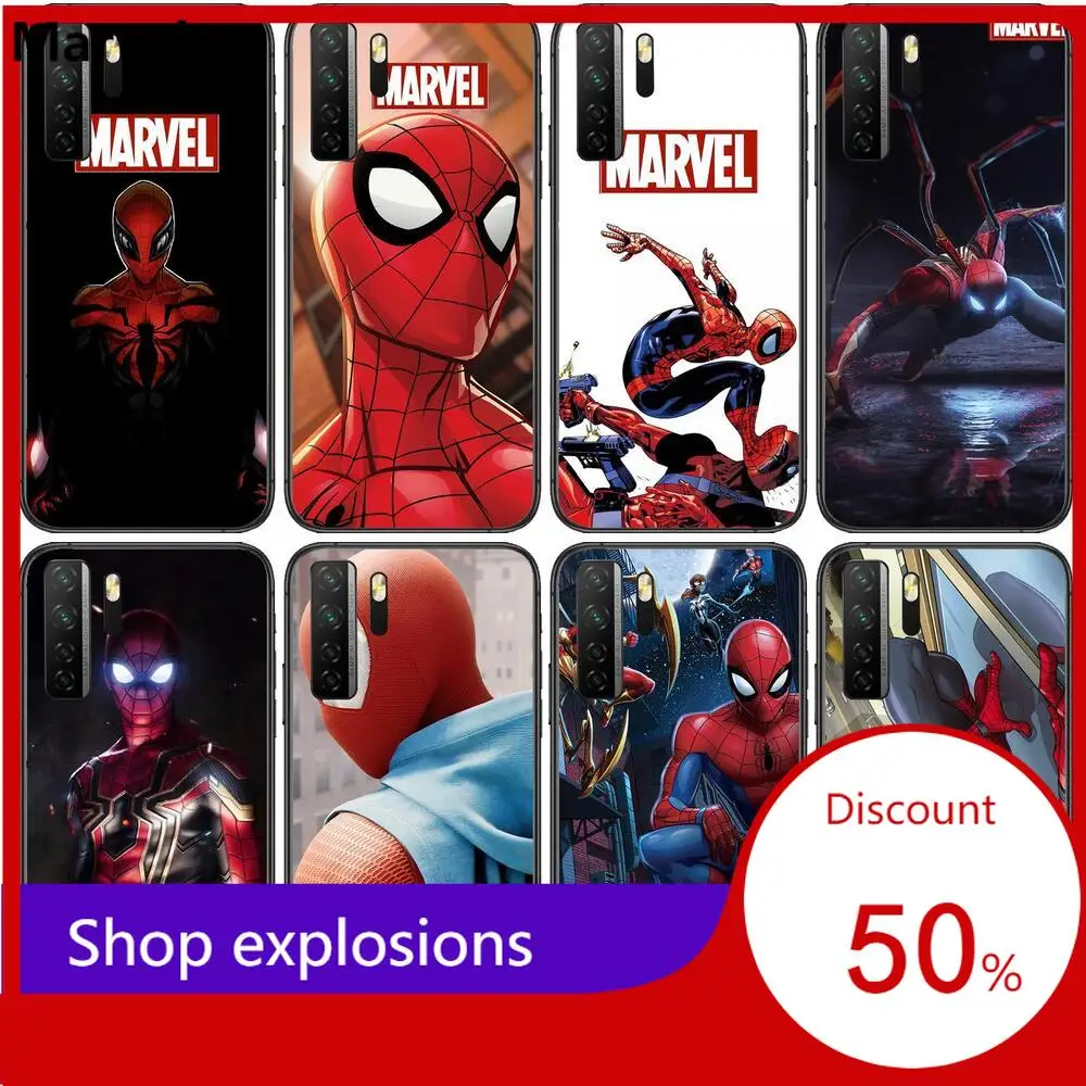 Genuine Marvel Spider-Man Black Soft Cover The Pooh For Huawei Nova 8 7 6 SE 5T 7i 5i 5Z 5 4 4E 3 3i 3E 2i Pro Phone Case cases
Genuine Marvel Spider-Man Black Soft Cover The Pooh For Huawei Nova 8 7 6 SE 5T 7i 5i 5Z 5 4 4E 3 3i 3E 2i Pro Phone Case cases