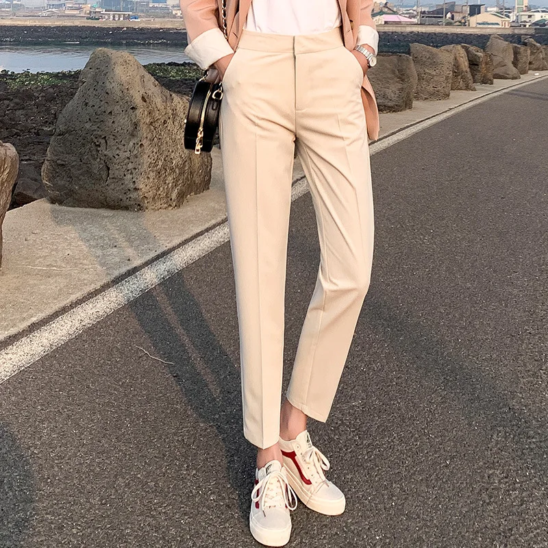New Women Pants - Slim Fit Skinny Pants Formal Wear Business Straight Drop Smoke Tube Casual Pants
New Women Pants - Slim Fit Skinny Pants Formal Wear Business Straight Drop Smoke Tube Casual Pants